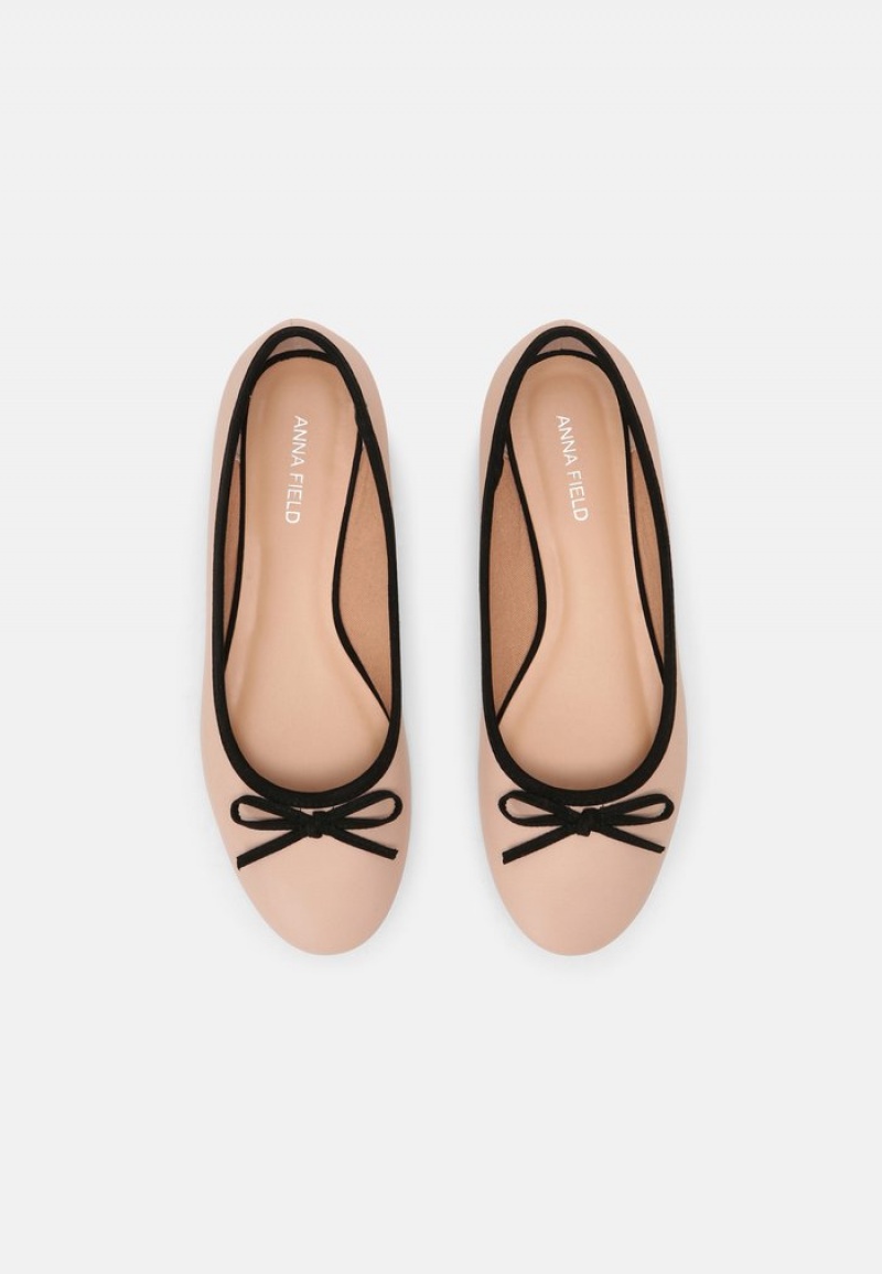 Anna Field Hot Sale Ballet Pumps Ballerina Dam Ljusrosa | SE-WHCJRP176