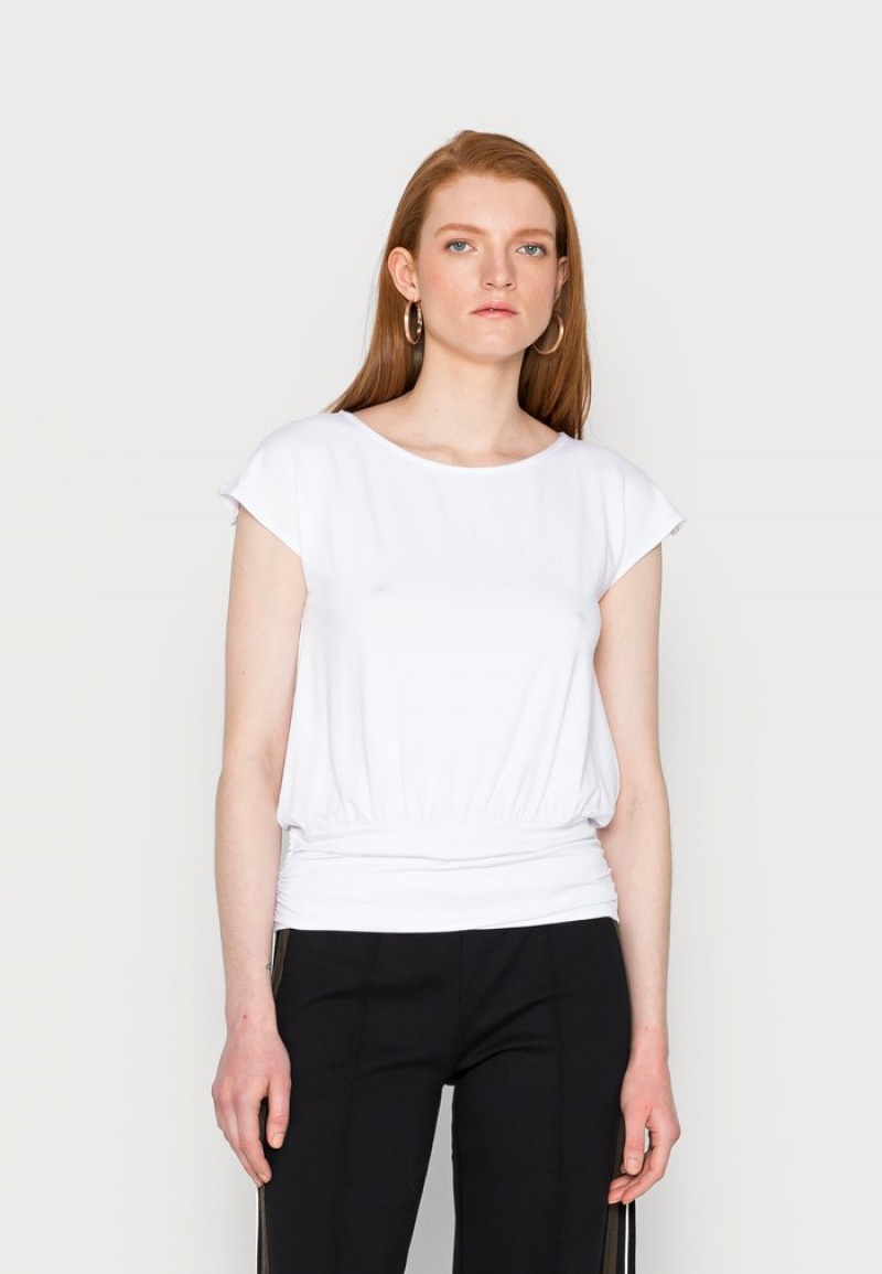 Anna Field Hot Sale Basic T-Shirt Dam Vita | SE-BJICEK315