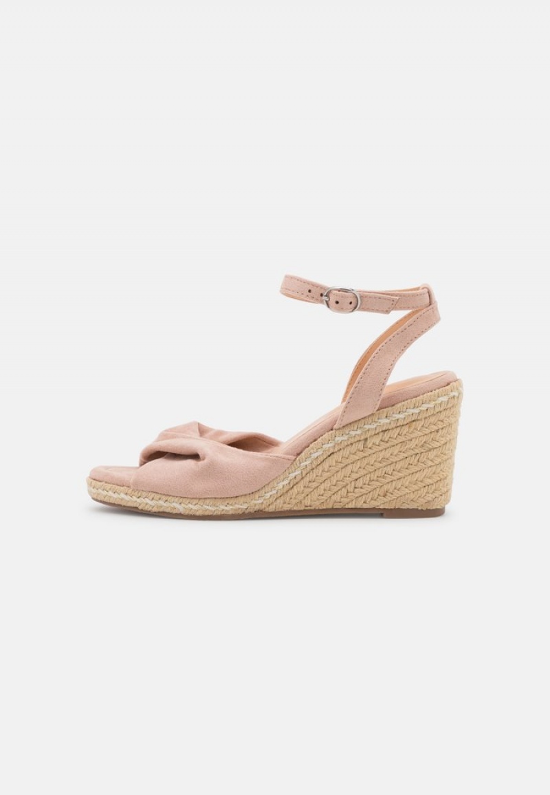 Anna Field Hot Sale Bekvämlighet Espadrilles Sandaler Dam Ljusrosa | SE-XIQKCW049