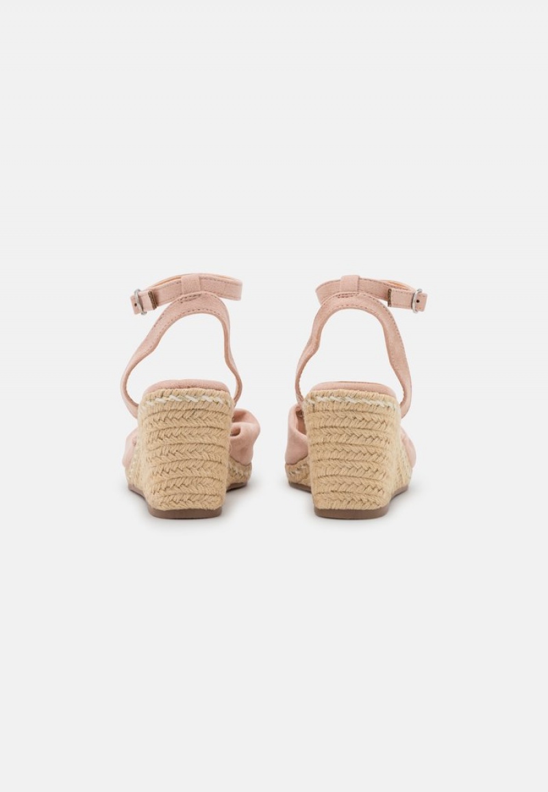 Anna Field Hot Sale Bekvämlighet Espadrilles Sandaler Dam Ljusrosa | SE-XIQKCW049