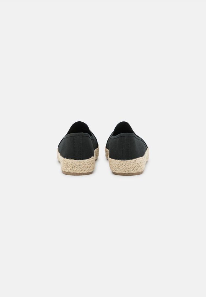 Anna Field Hot Sale Espadrilles Låga Skor Dam Svarta | SE-ZCTPOV163