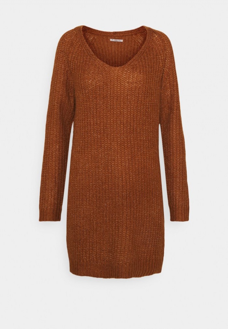 Anna Field Hot Sale Jumper Klänning Dam Bruna | SE-CPOYID349