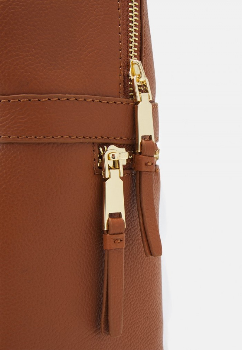 Anna Field Hot Sale Leather Rucksack Ryggsäck Dam Bruna | SE-XORYHF815