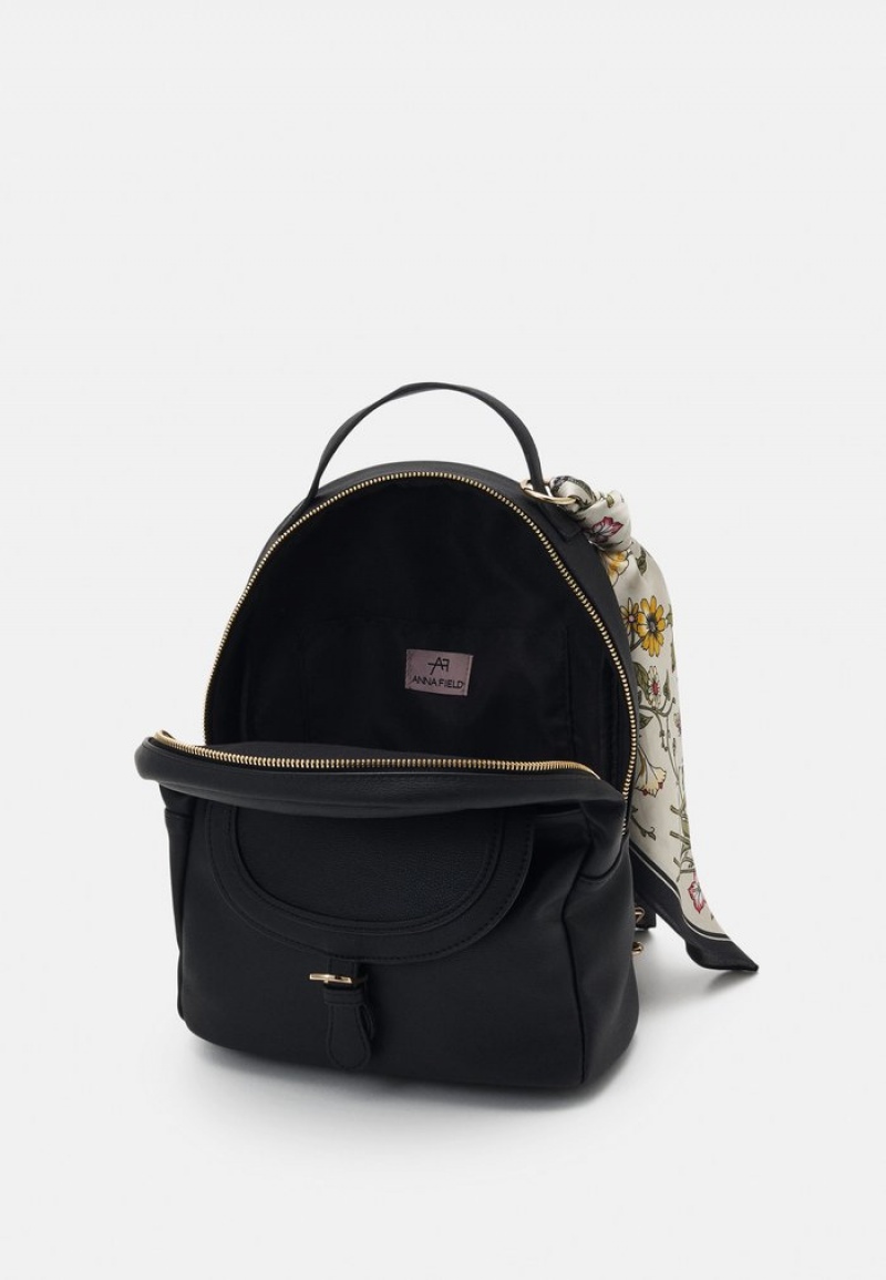 Anna Field Hot Sale Rucksack Ryggsäck Dam Svarta | SE-RQVHTE764