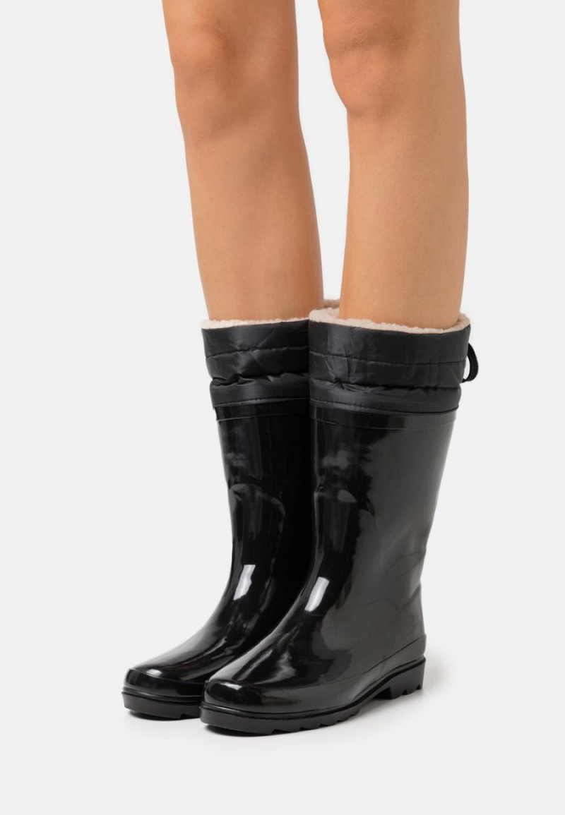 Anna Field Hot Sale Wellies Stövlar Dam Svarta | SE-TWHCVM841