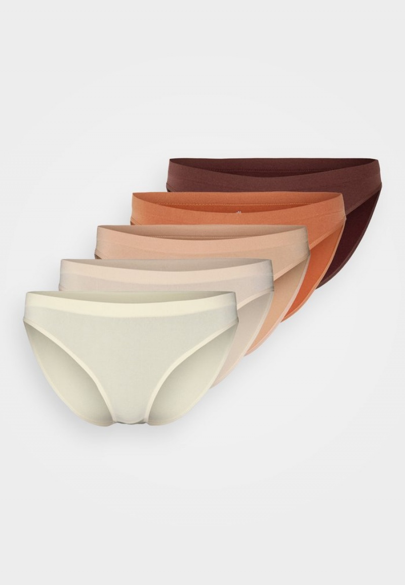 Anna Field New 5Pack Seamless Kalsonger Dam Beige | SE-UAJDPL012