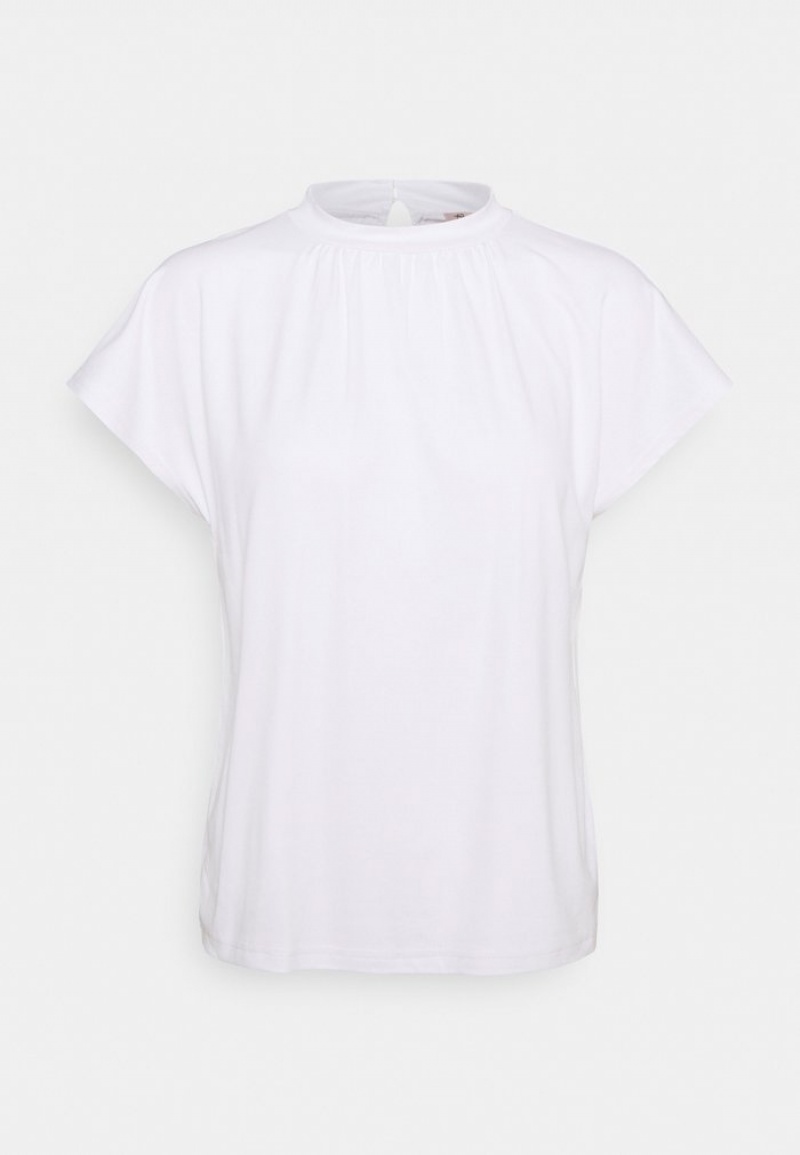 Anna Field New Basic T-Shirt Dam Vita | SE-GDLKRV659