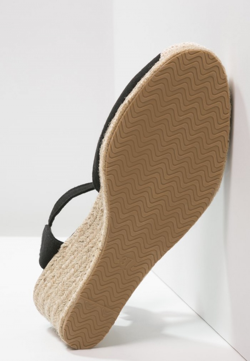 Anna Field New Espadrilles Sandaler Dam Svarta | SE-SUGLYR034