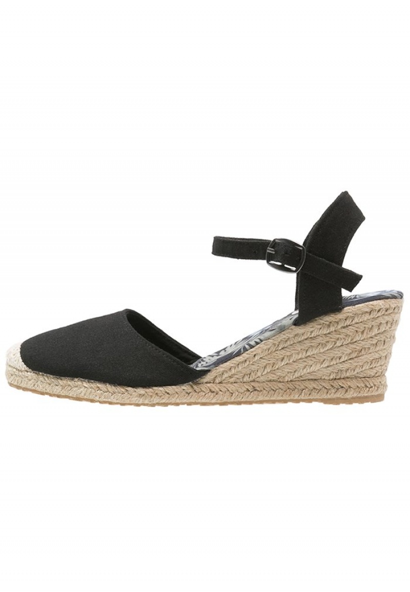 Anna Field New Espadrilles Sandaler Dam Svarta | SE-SUGLYR034