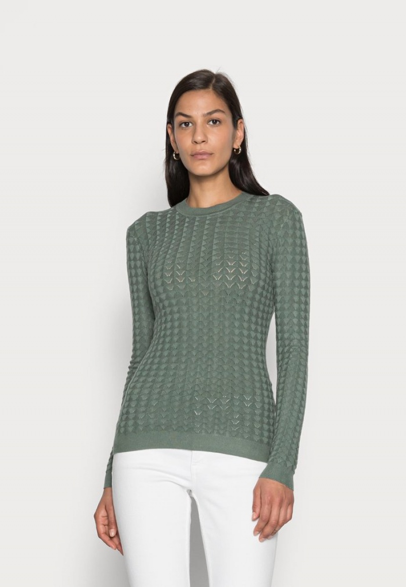 Anna Field New Jumper Pullover Dam Gröna | SE-NFMPQO493