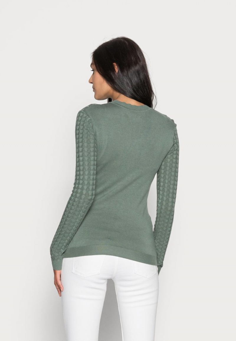 Anna Field New Jumper Pullover Dam Gröna | SE-NFMPQO493