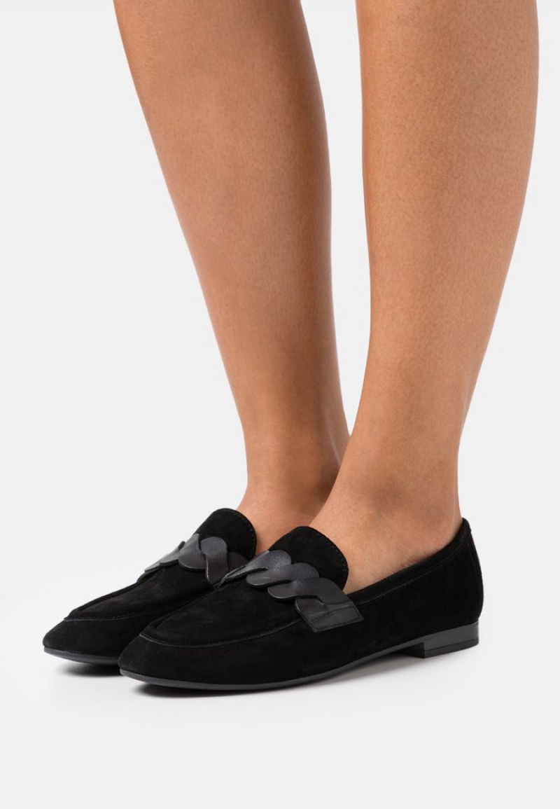 Anna Field New Leather Slip-Ons Låga Skor Dam Svarta | SE-HQISLP850