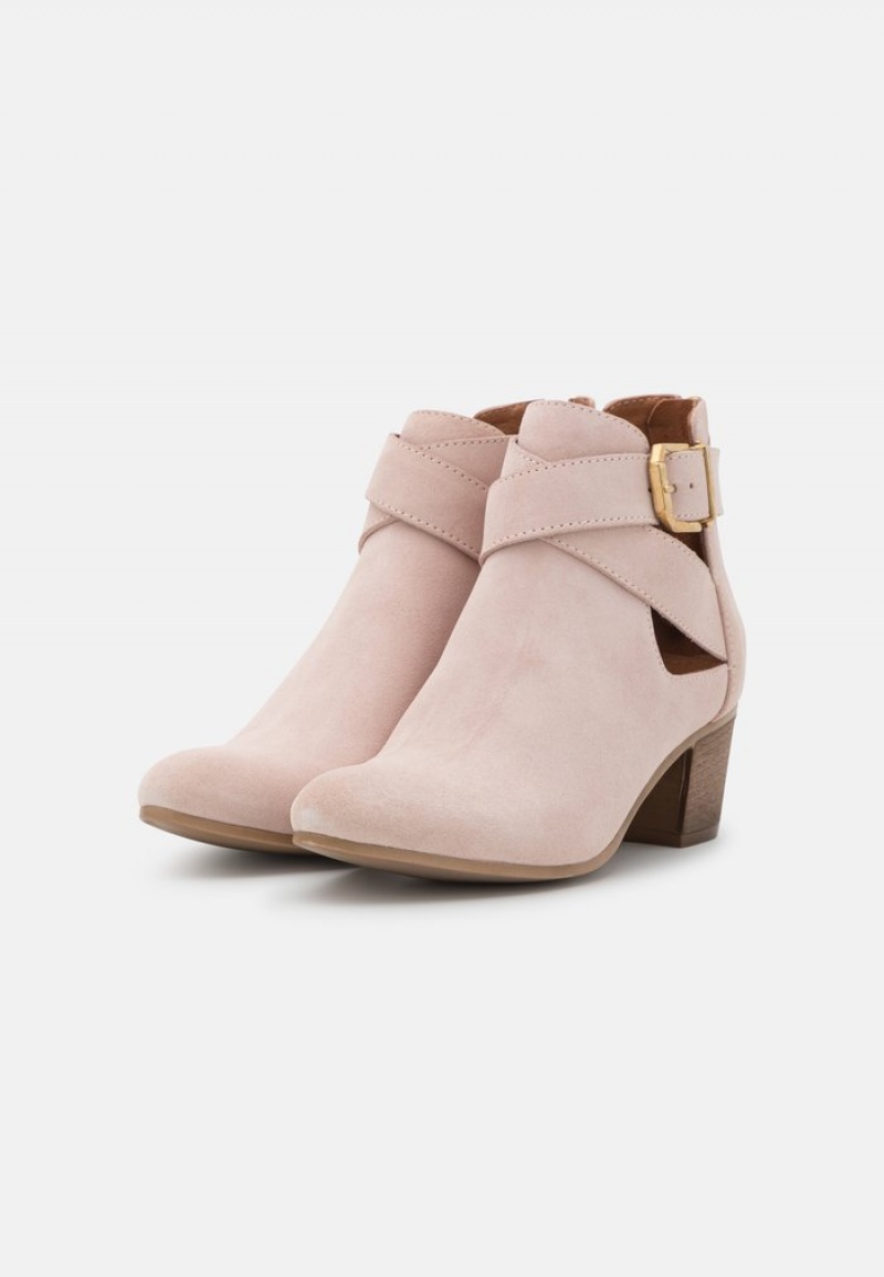 Anna Field New Leather Stövletter Dam Beige | SE-RJZXMN798