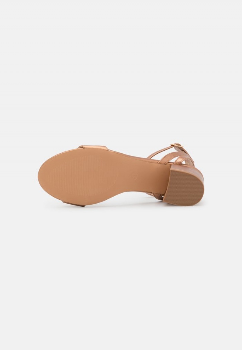 Anna Field New Sandaler Dam Rosa Guld | SE-JVYIZD342