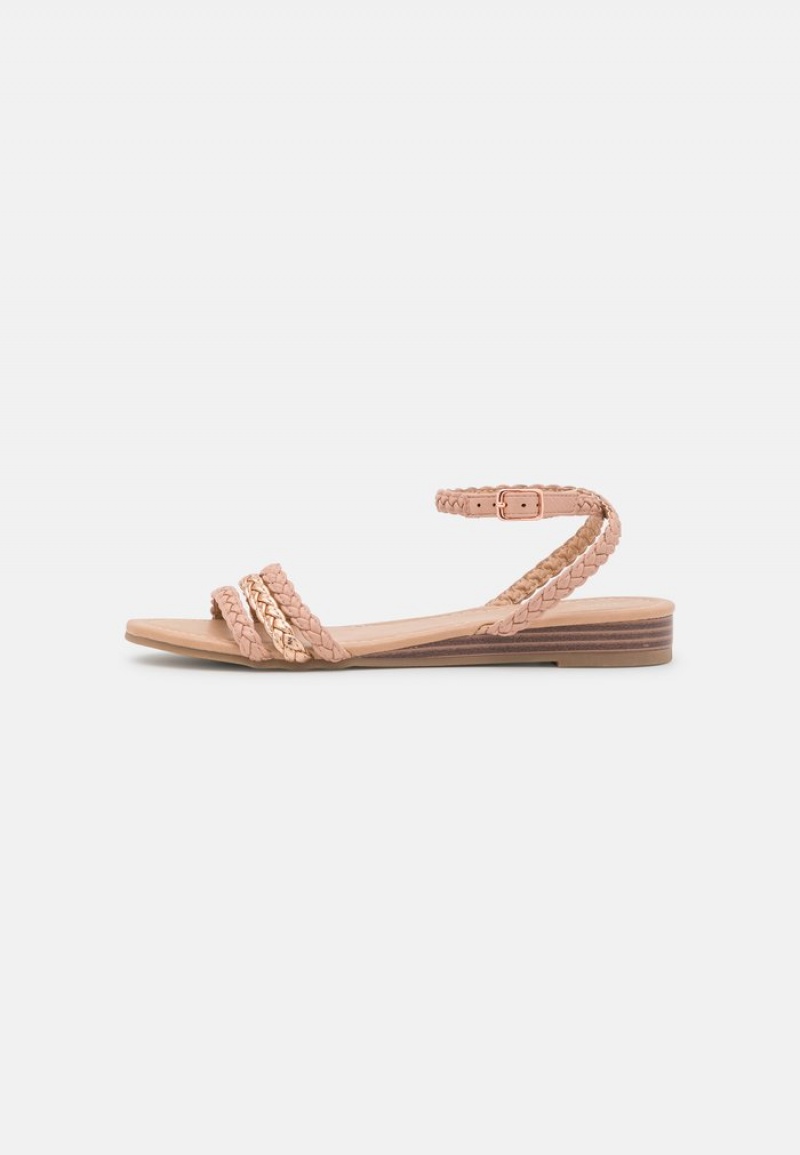 Anna Field New Sandaler Dam Rosa Guld | SE-LFYIER278