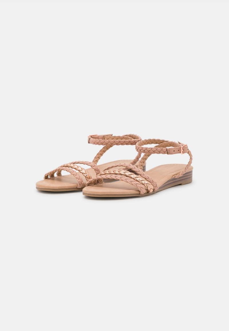 Anna Field New Sandaler Dam Rosa Guld | SE-LFYIER278