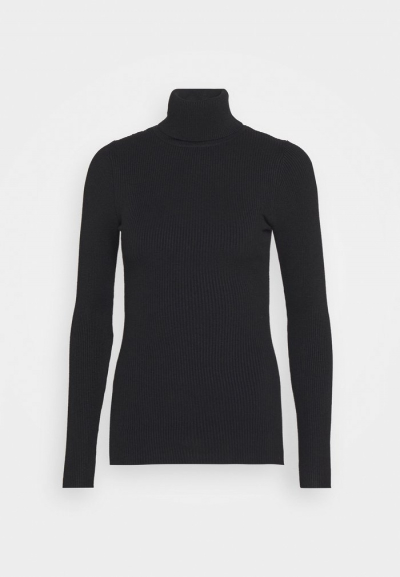 Anna Field New Turtle Neck Jumper Pullover Dam Svarta | SE-WULIEF718