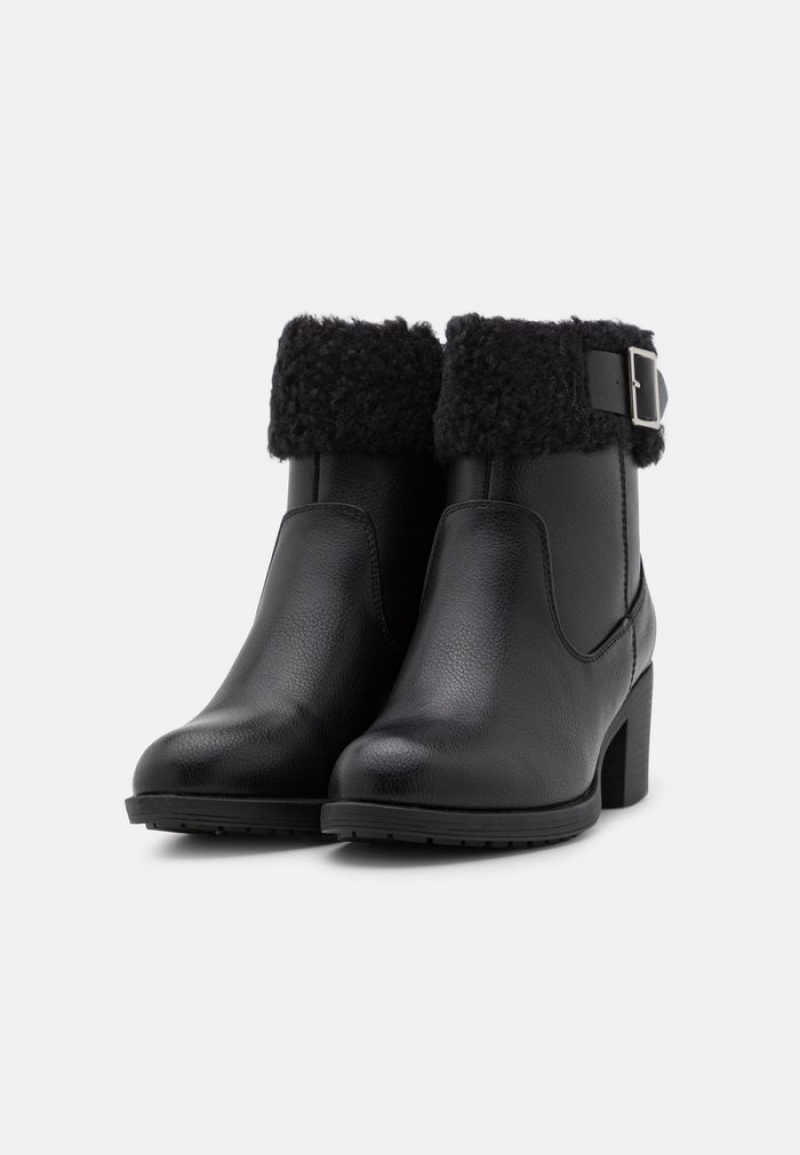 Anna Field New Vinter Booties Klassiska Vinterkängor Dam Svarta | SE-POVLTF495