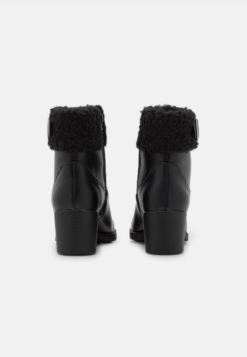 Anna Field New Vinter Booties Klassiska Vinterkängor Dam Svarta | SE-POVLTF495