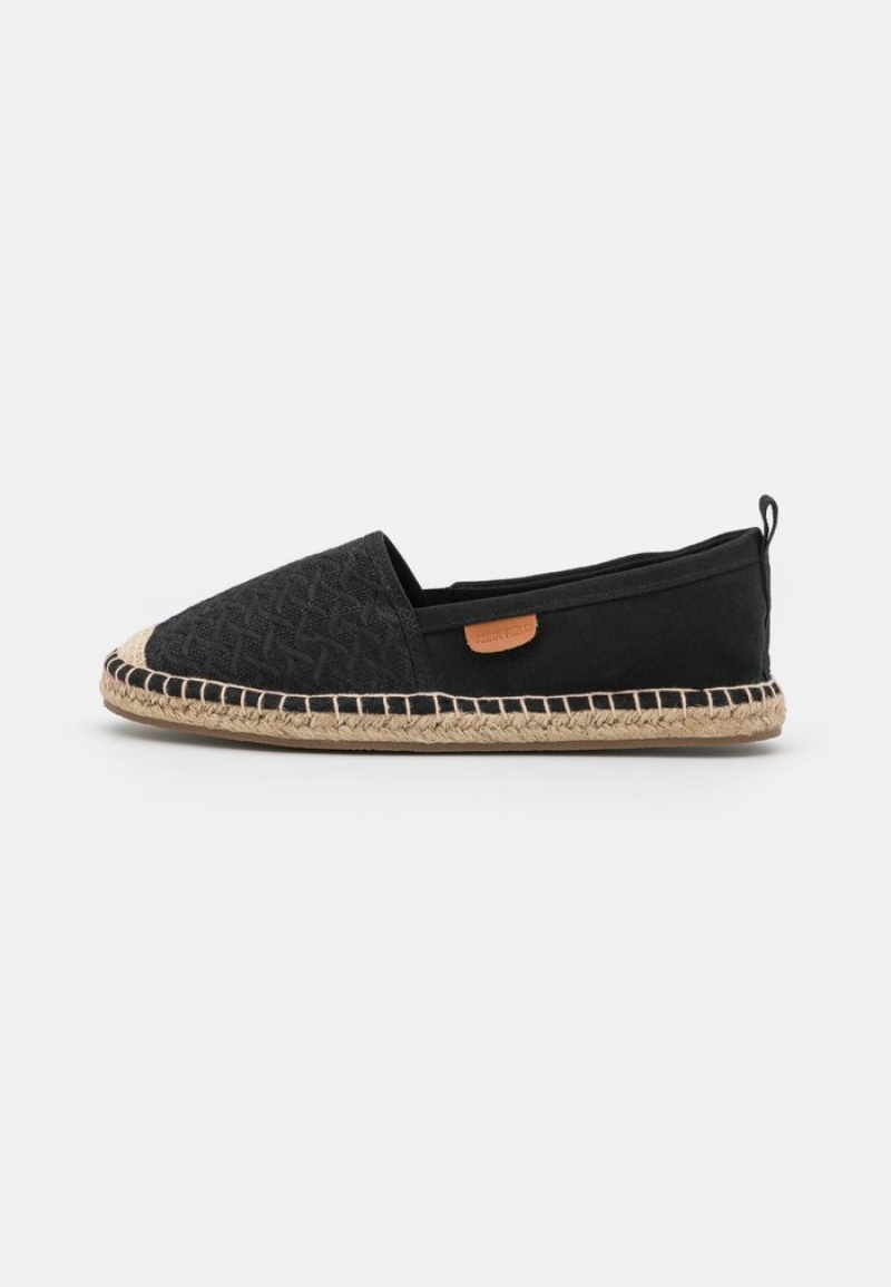 Anna Field Outlet Espadrilles Låga Skor Dam Svarta | SE-KYINBL810