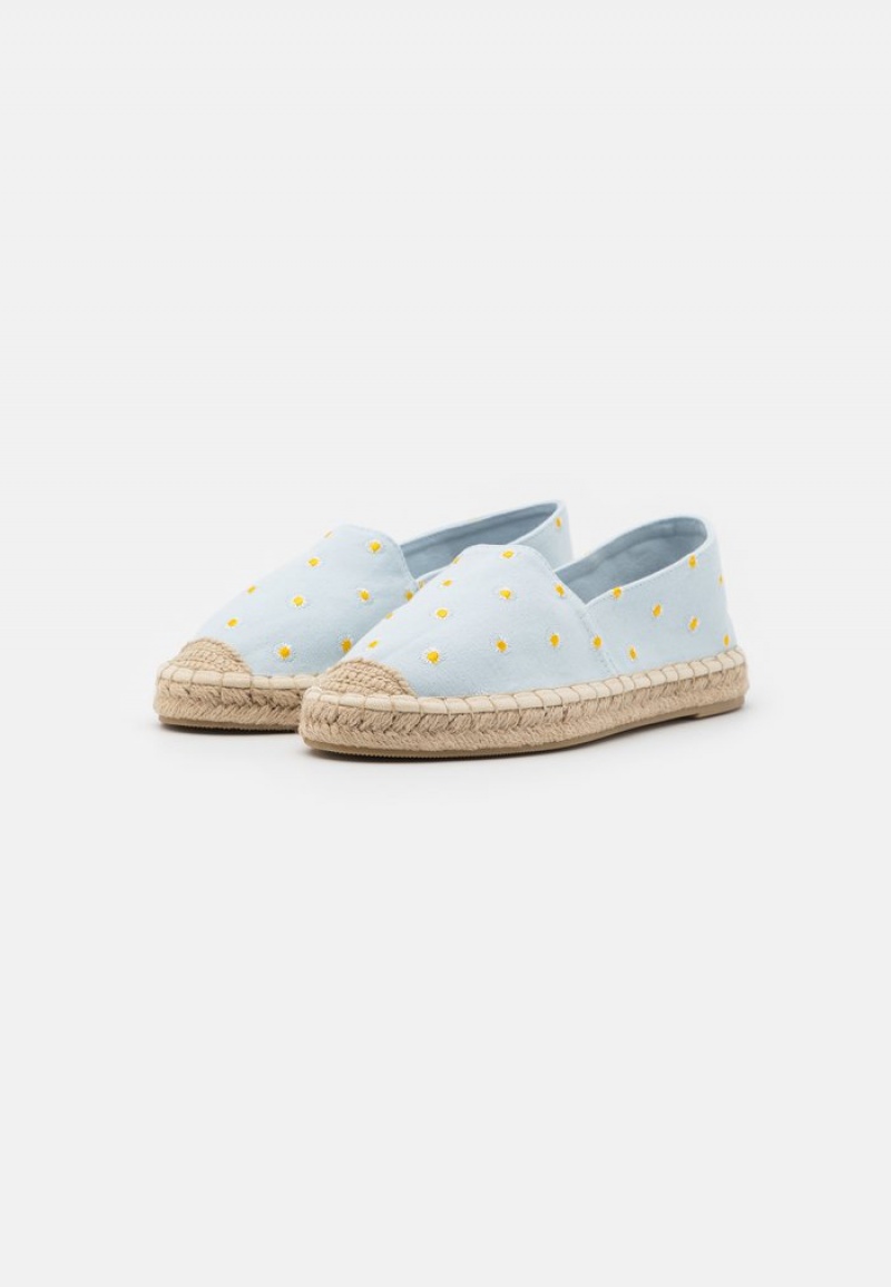 Anna Field Outlet Espadrilles Låga Skor Dam Ljusblå | SE-OYHCFV024