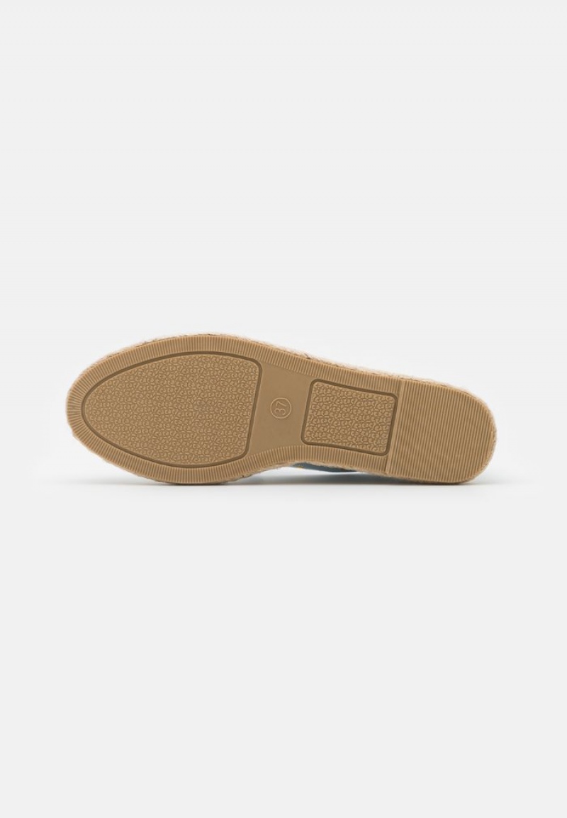 Anna Field Outlet Espadrilles Låga Skor Dam Ljusblå | SE-OYHCFV024