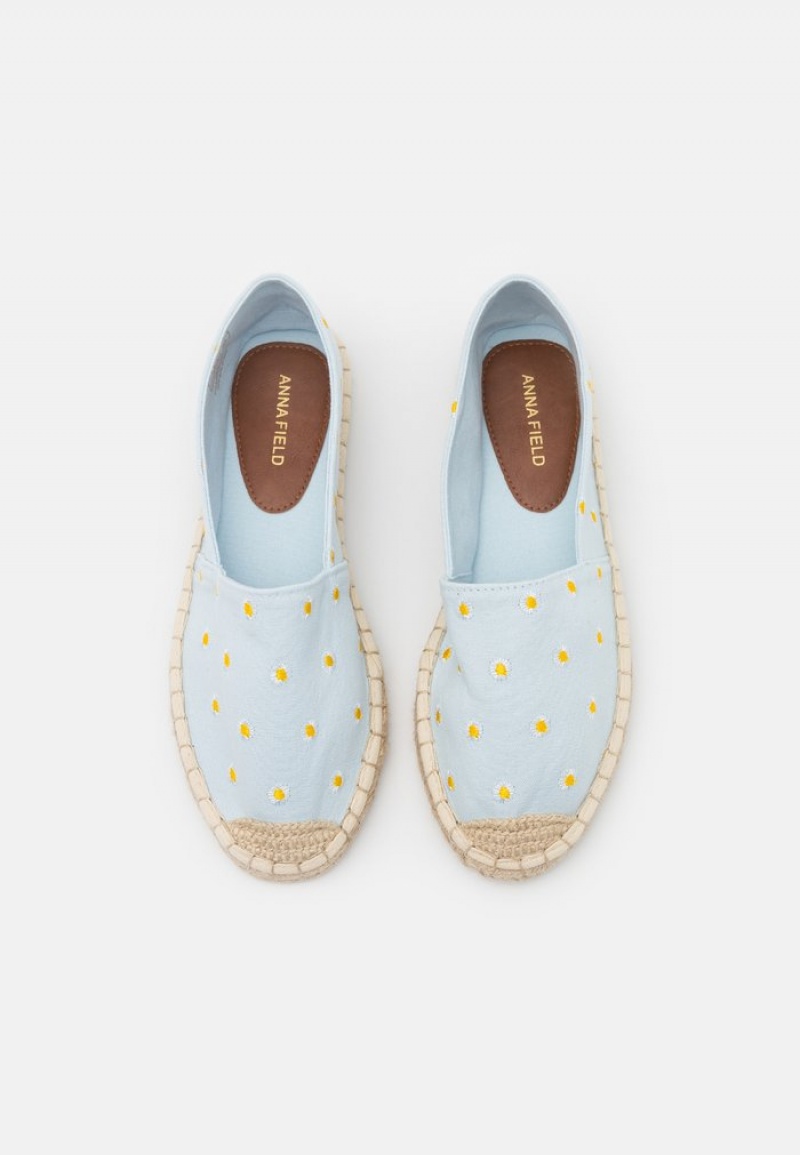 Anna Field Outlet Espadrilles Låga Skor Dam Ljusblå | SE-OYHCFV024