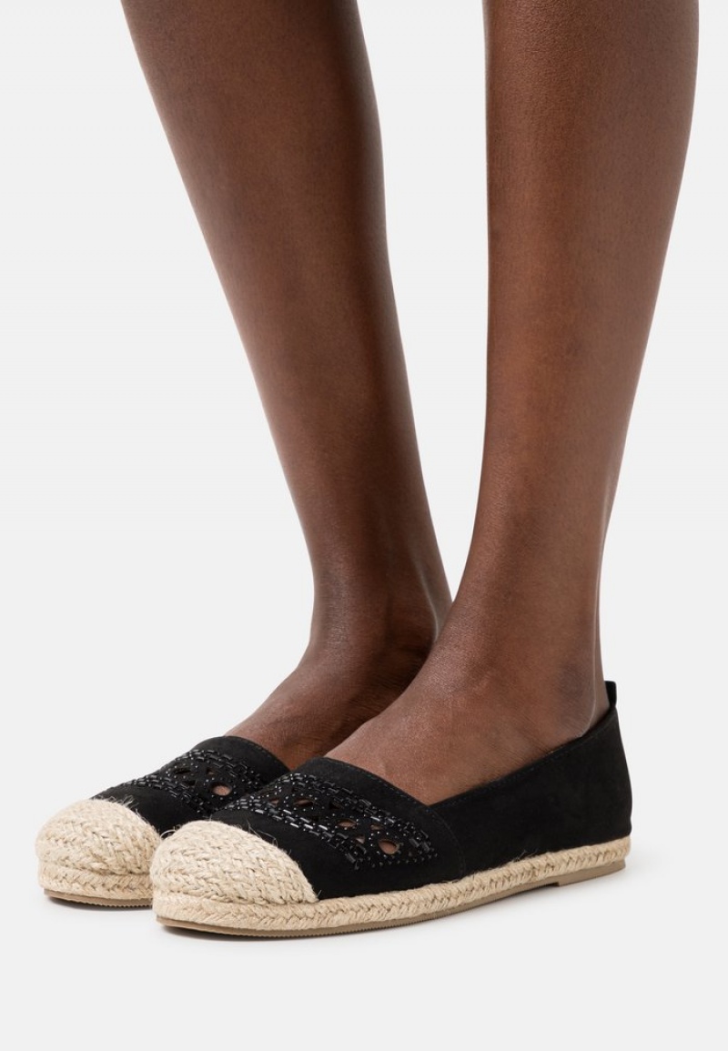 Anna Field Outlet Espadrilles Låga Skor Dam Svarta | SE-NOSXGT210