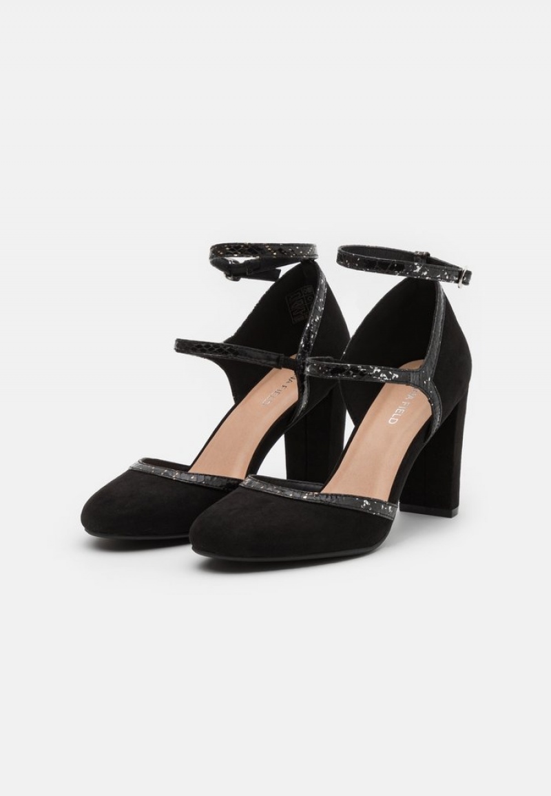 Anna Field Outlet High Heels Klackar Dam Svarta | SE-TPNRDK514