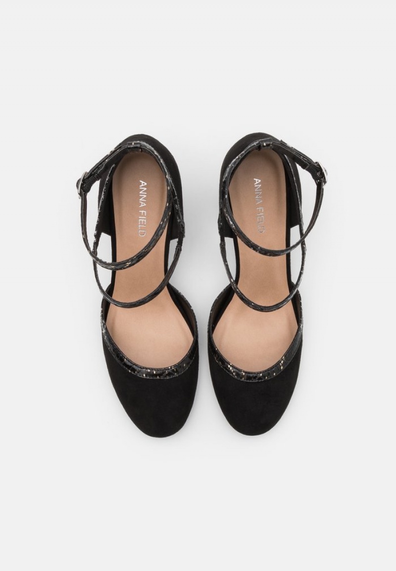 Anna Field Outlet High Heels Klackar Dam Svarta | SE-TPNRDK514