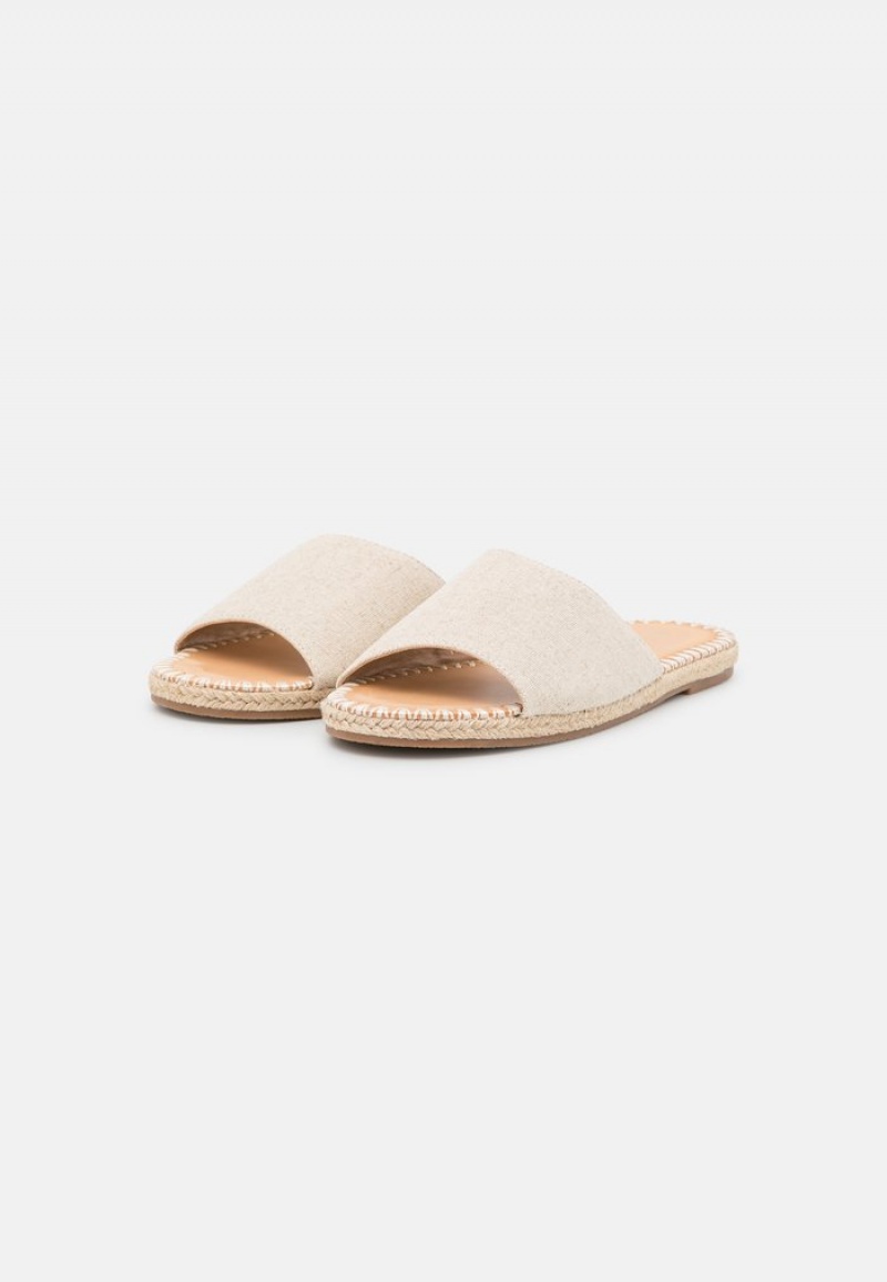 Anna Field Outlet Mules Dam Beige | SE-UMNWHK359