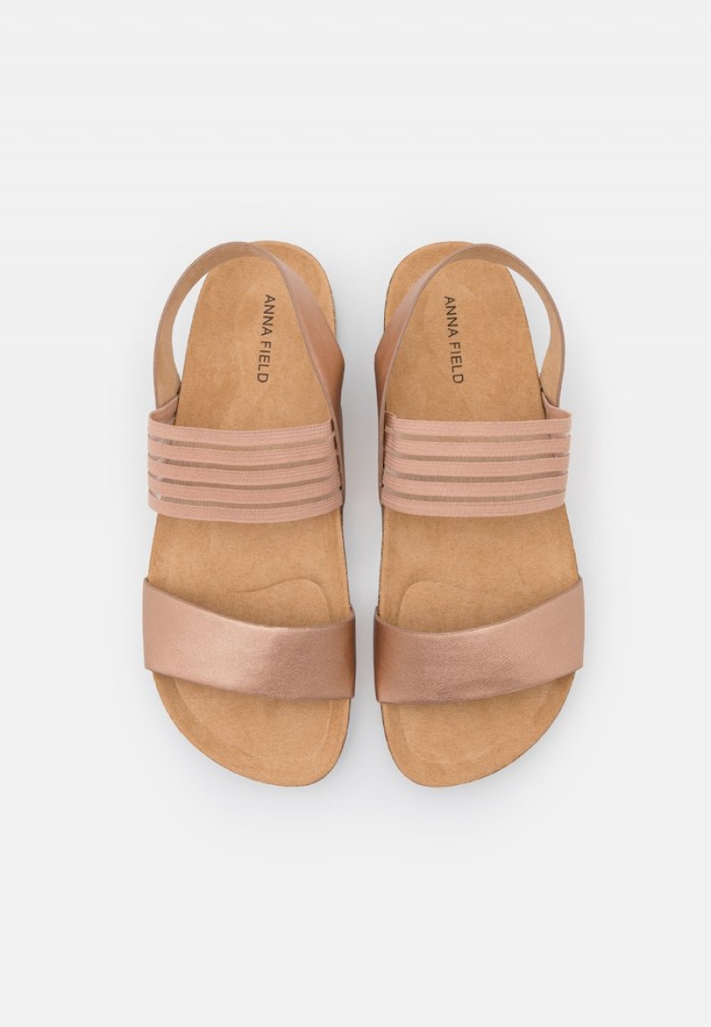 Anna Field Outlet Sandaler Dam Rosa Guld | SE-VFUIDL172