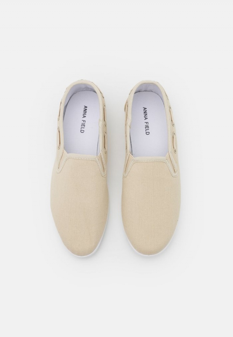 Anna Field Outlet Trainers Låga Skor Dam Beige | SE-JVPAXL641