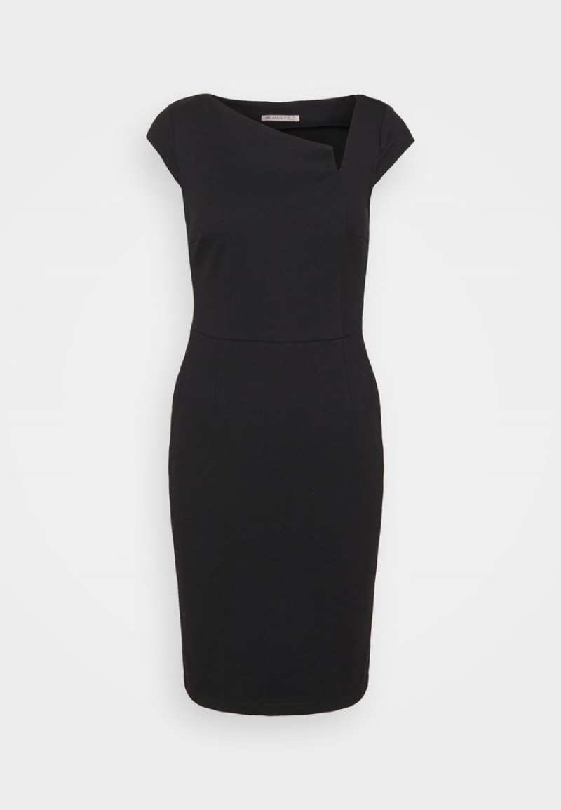 Anna Field Outlet Vanliga Smar Mini Bodycon With Cut Out Shift Klänning Dam Svarta | SE-FHQKPN325