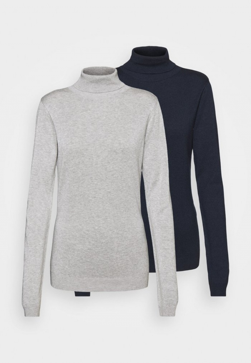 Anna Field Promo 2 Pack Jumper Pullover Dam Mörkblå | SE-FWPKNT619