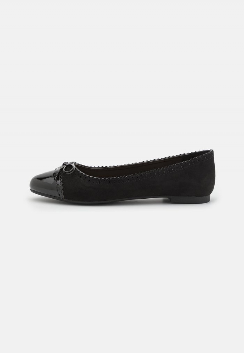 Anna Field Promo Ballet Pumps Ballerina Dam Svarta | SE-WPDUIO382