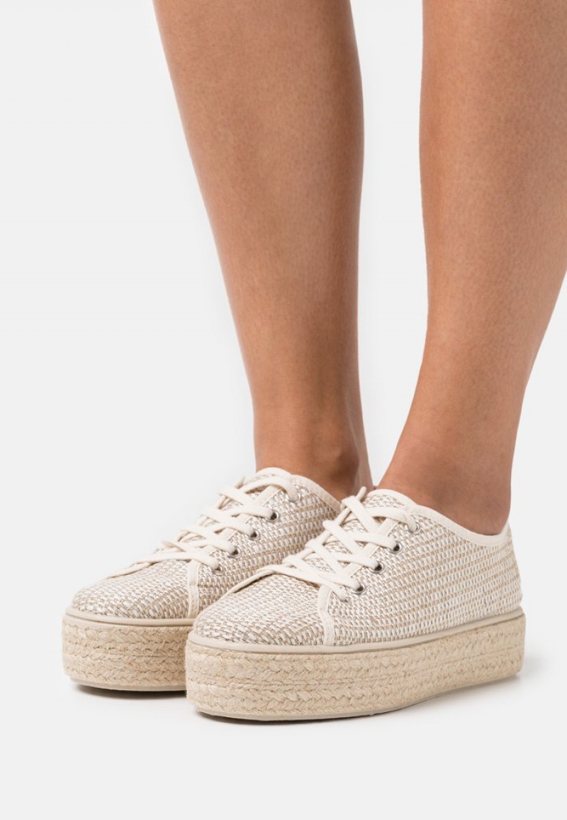 Anna Field Promo Espadrilles Låga Skor Dam Guld | SE-EPFSXV182