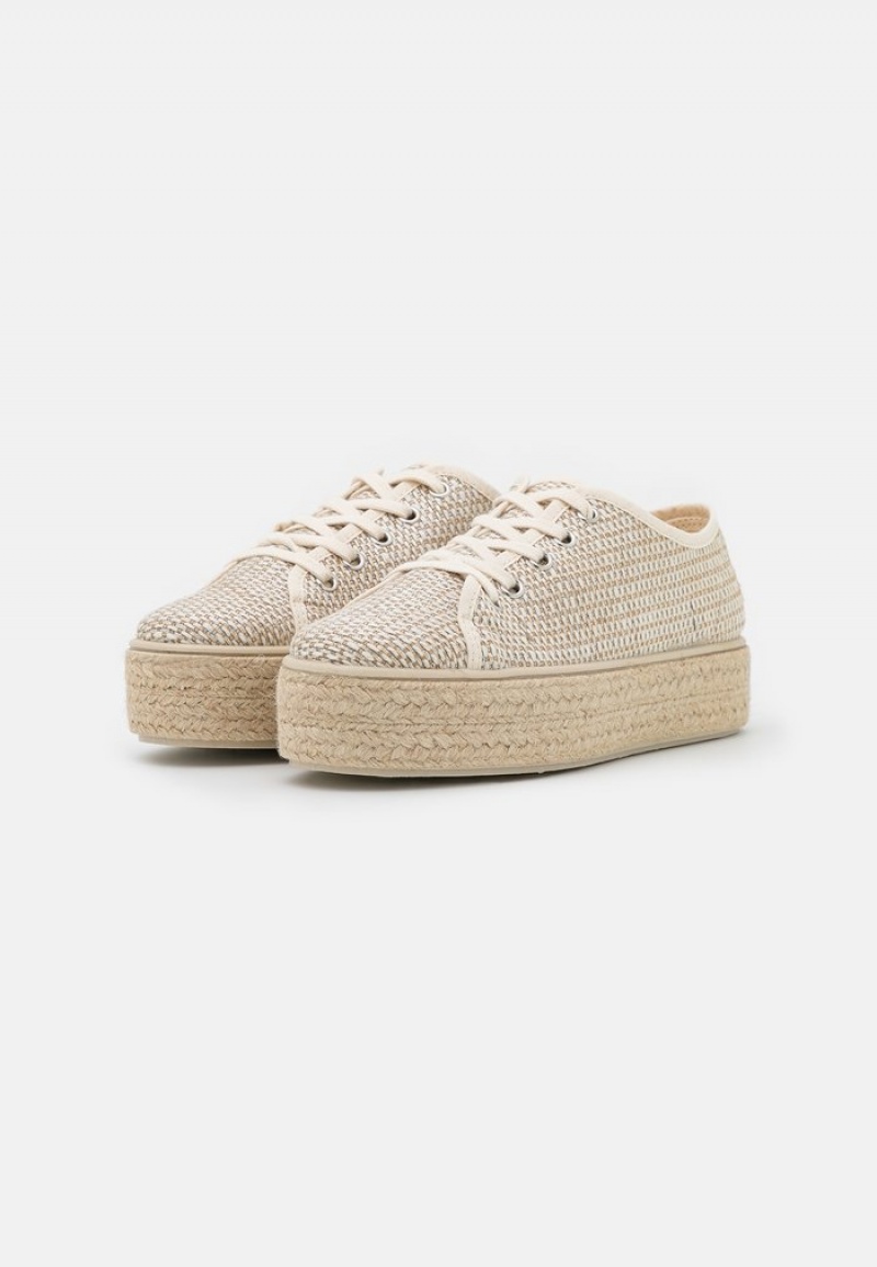 Anna Field Promo Espadrilles Låga Skor Dam Guld | SE-EPFSXV182