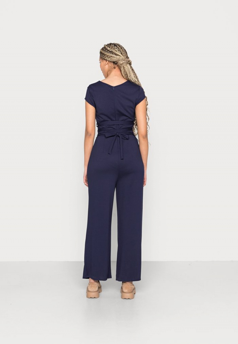 Anna Field Promo Jumpsuit Dam Mörkblå | SE-CSLNZJ512