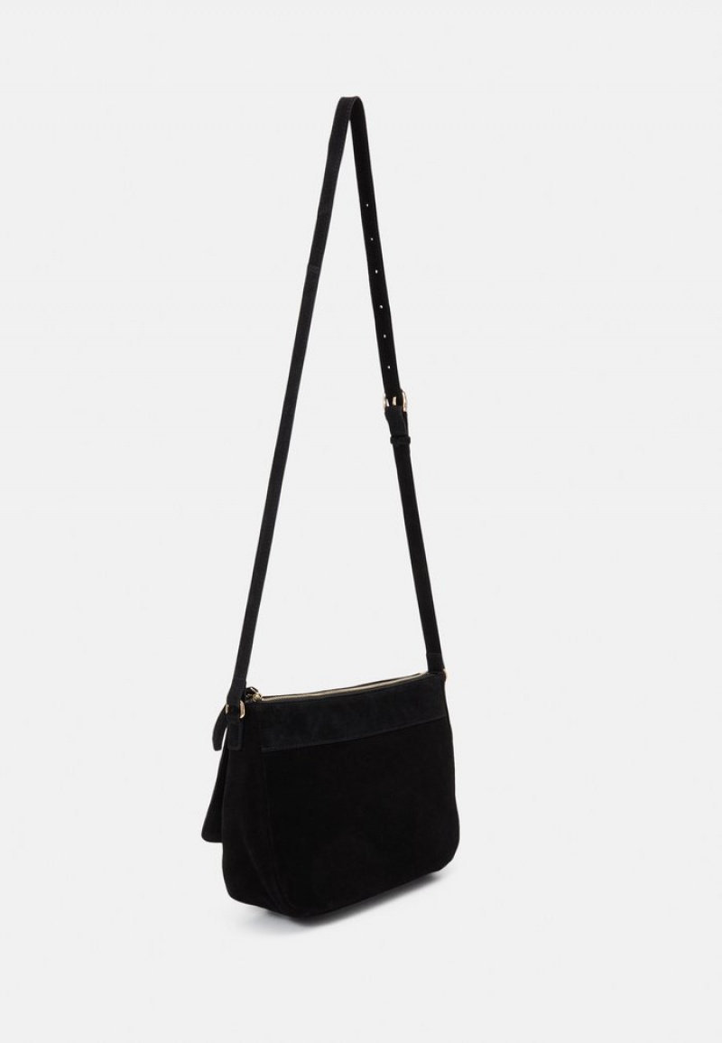 Anna Field Promo Leather Cross Body Väskor Dam Svarta | SE-JASKOD426