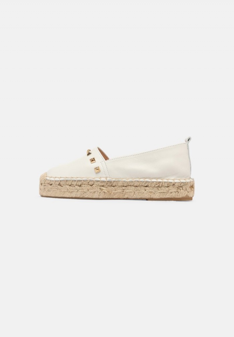 Anna Field Promo Leather Espadrilles Låga Skor Dam Vita | SE-NMZPLX329