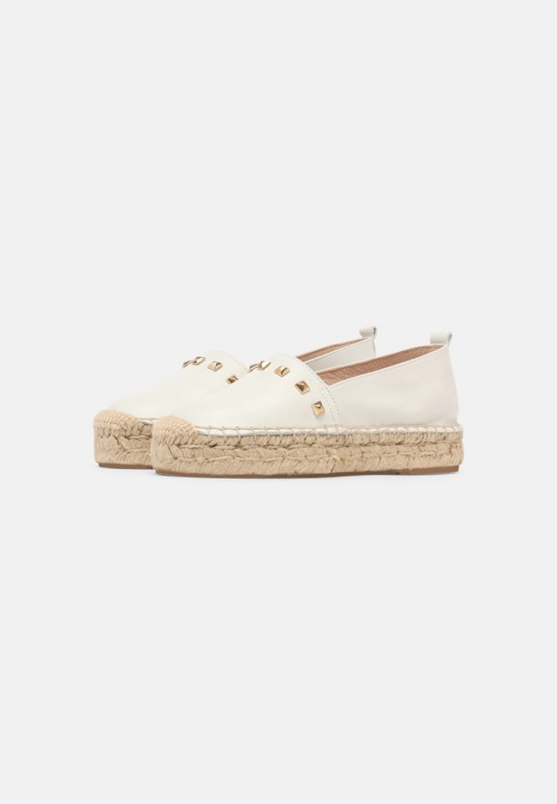 Anna Field Promo Leather Espadrilles Låga Skor Dam Vita | SE-NMZPLX329