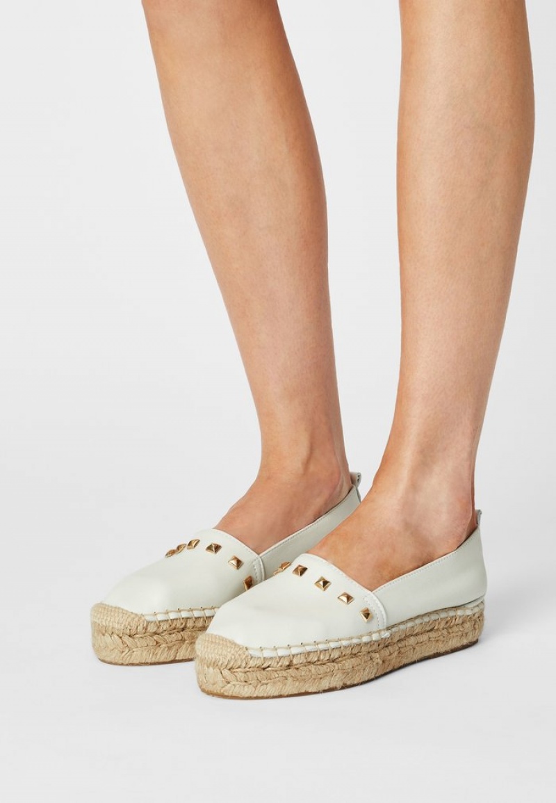 Anna Field Promo Leather Espadrilles Låga Skor Dam Vita | SE-NMZPLX329