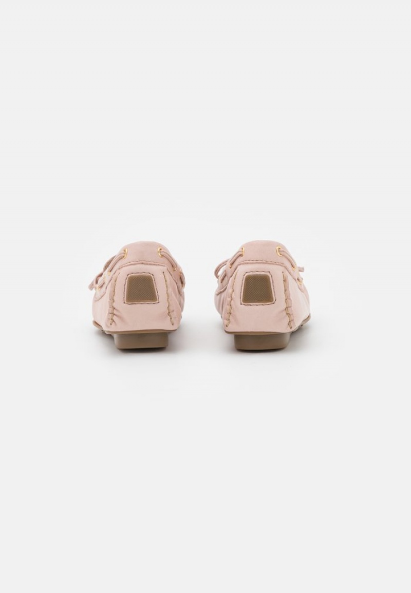 Anna Field Promo Leather Moccasins Låga Skor Dam Rosa | SE-YTCNDI792