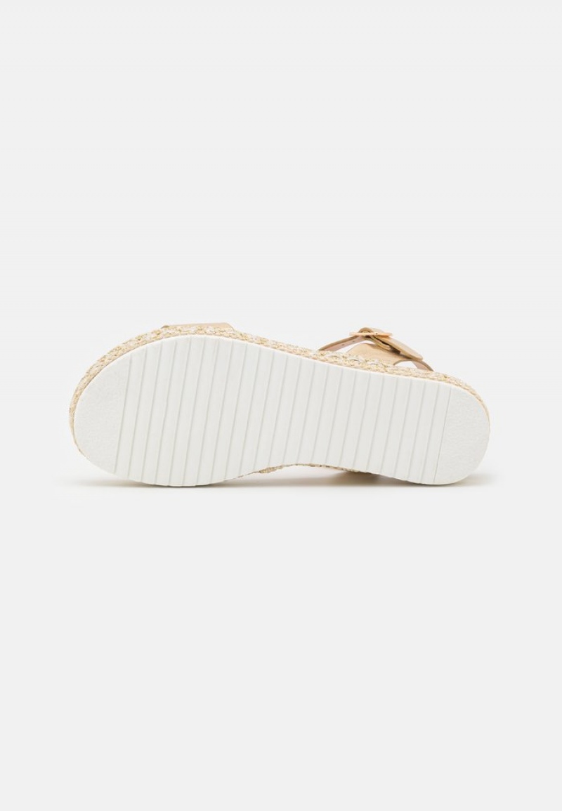 Anna Field Promo Platform Sandaler Dam Guld | SE-HYRWOX649