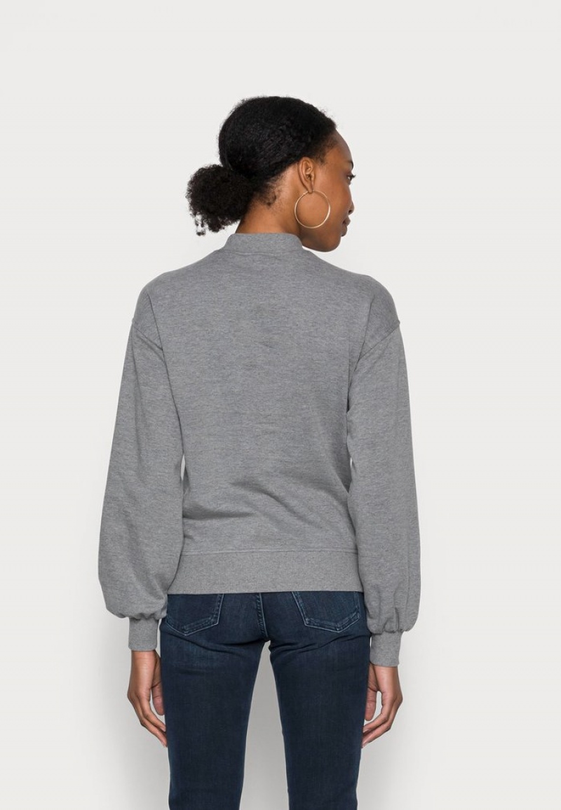 Anna Field Promo Sweatshirt Pullover Dam Grå | SE-XHTCZF796