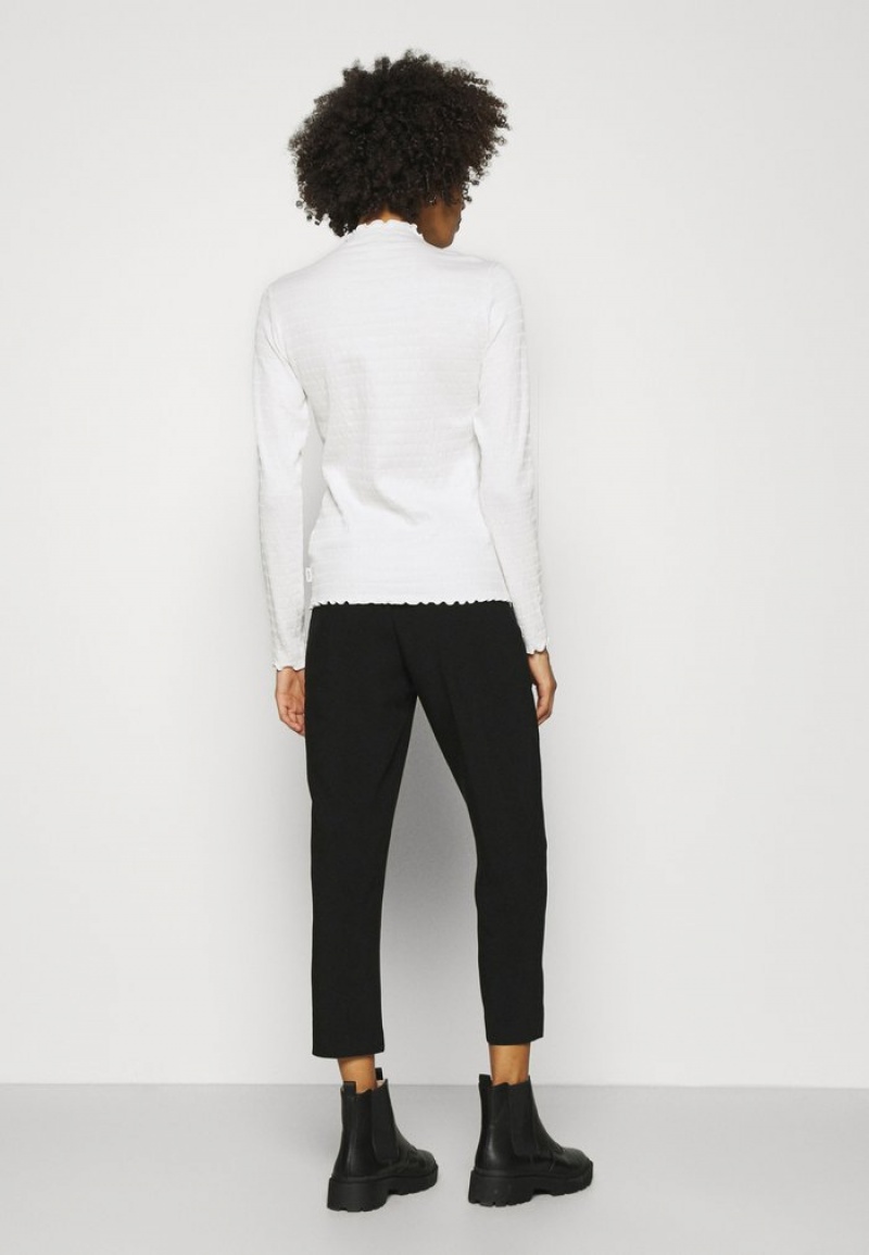 Anna Field Top 10 Basic Bussiness Pants With Pintucks Långbyxor Dam Svarta | SE-LUIEGP287