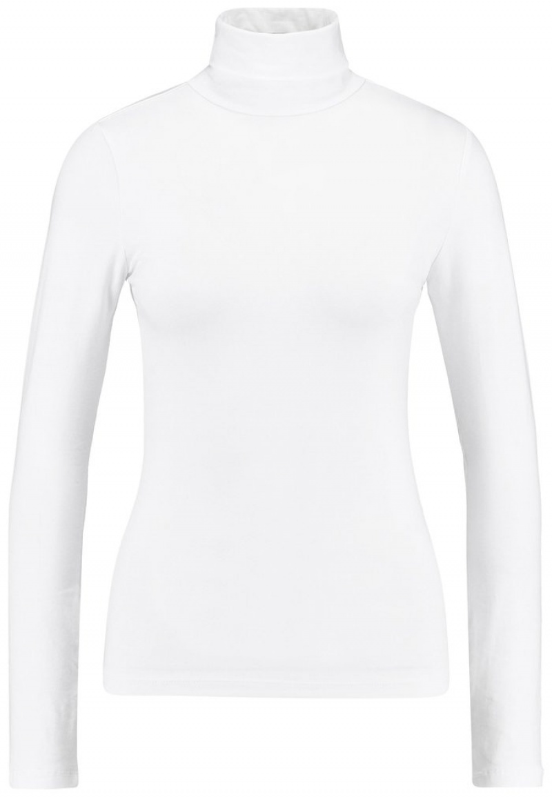 Anna Field Top 10 Basic Roll Neck Långärmad Dam Vita | SE-RGOMHW731