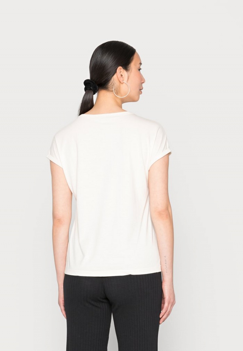 Anna Field Top 10 Basic T-Shirt Dam Bruna | SE-BZMSWD459