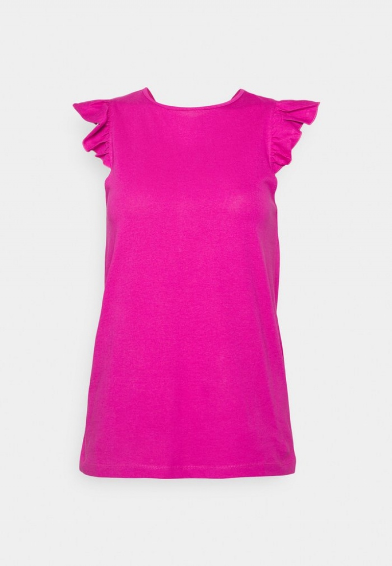 Anna Field Top 10 Basic T-Shirt Dam Rosa | SE-NDRKMI038